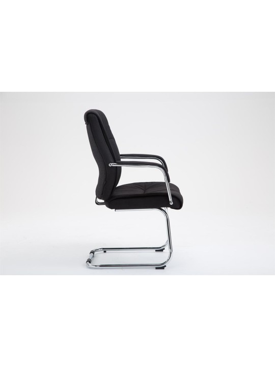 Bezoekersstoel Sievert stof, zwart Bezoekersstoel Sievert stof, zwart