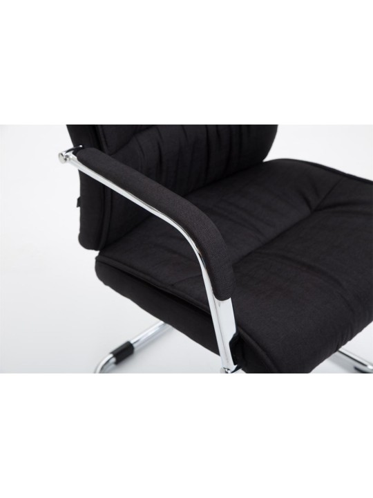 Bezoekersstoel Sievert stof, zwart Bezoekersstoel Sievert stof, zwart