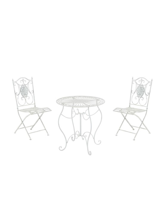 Aldeano zitgroep, antiek wit Aldeano zitgroep, antiek wit