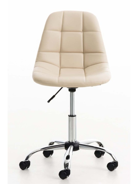 Emil kunstleren bureaustoel, crème