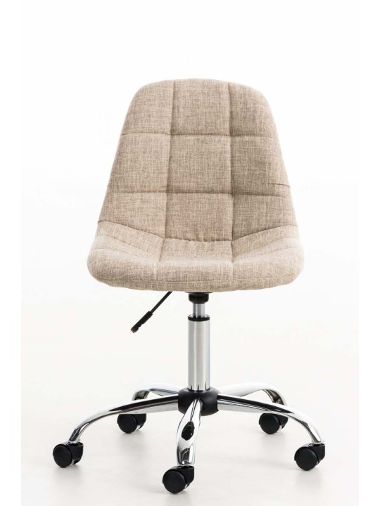 Bureaustoel Emil stof, crème Bureaustoel Emil stof, crème