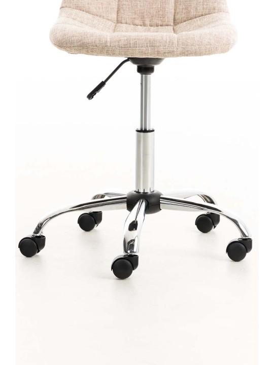 Bureaustoel Emil stof, crème Bureaustoel Emil stof, crème