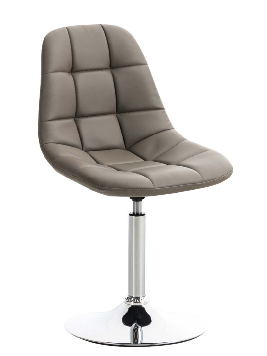 Stoel Emil kunstleer, taupe Stoel Emil kunstleer, taupe