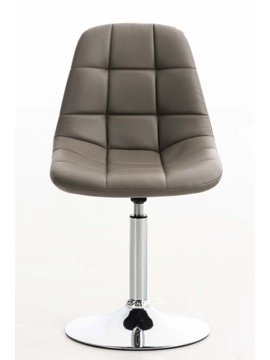 Stoel Emil kunstleer, taupe Stoel Emil kunstleer, taupe