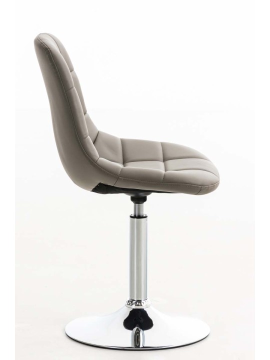 Stoel Emil kunstleer, taupe Stoel Emil kunstleer, taupe