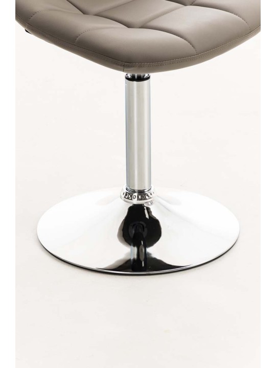 Stoel Emil kunstleer, taupe Stoel Emil kunstleer, taupe