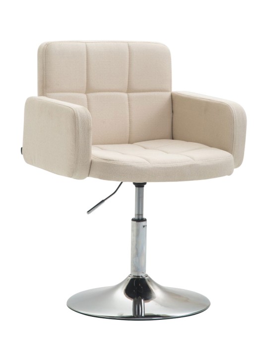 Ligstoel Los Angeles stof, crème