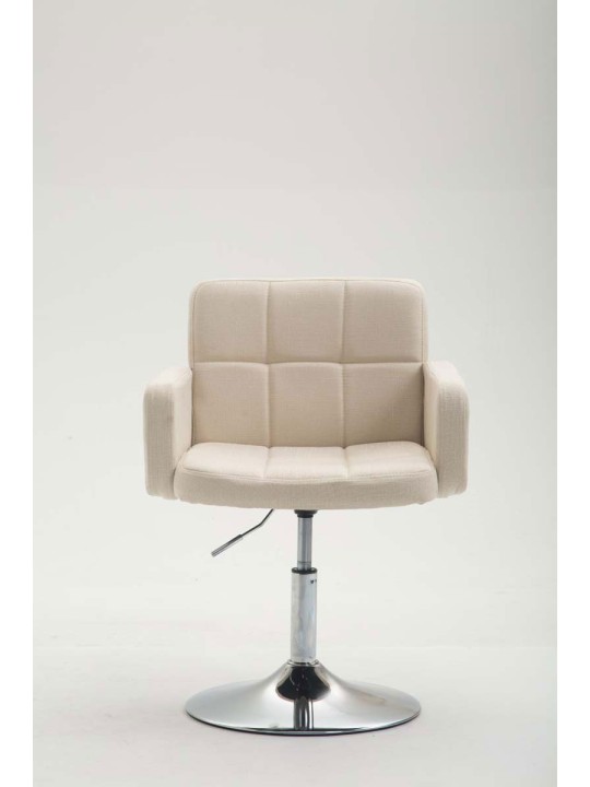 Ligstoel Los Angeles stof, crème