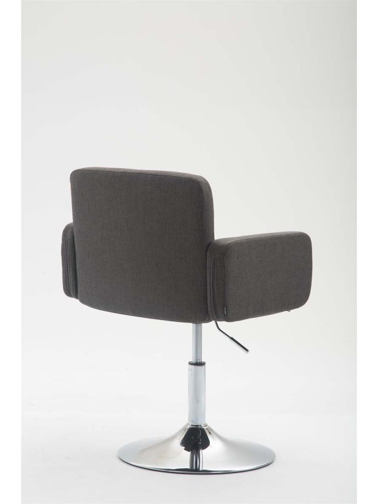 Ligstoel Los Angeles stof, donkergrijs