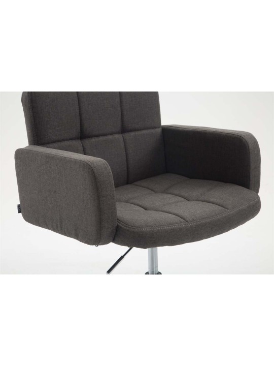 Ligstoel Los Angeles stof, donkergrijs