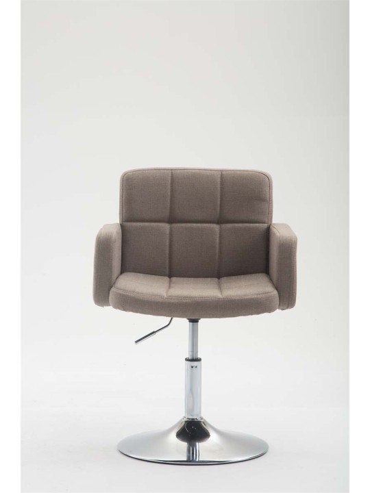 Ligstoel Los Angeles stof, taupe