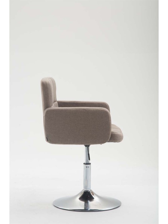 Ligstoel Los Angeles stof, taupe