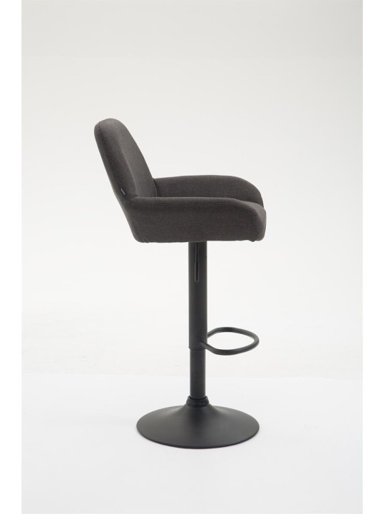 Barkruk Braga stof B, donkergrijs