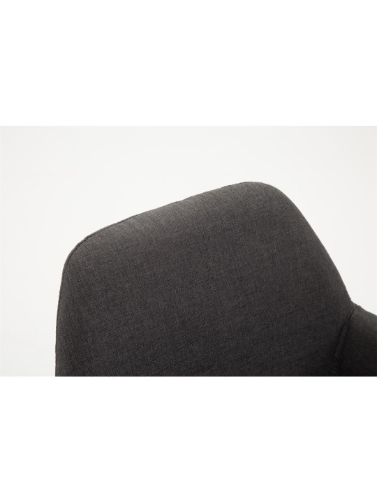 Barkruk Braga stof B, donkergrijs