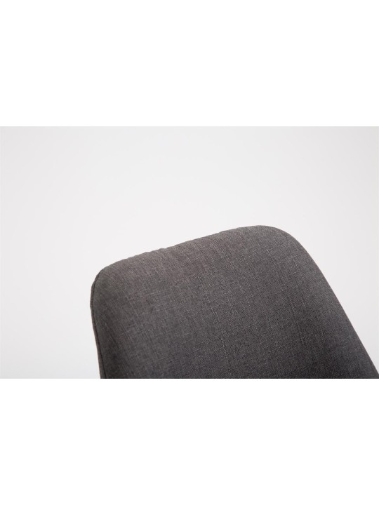 Barkruk Metz stof Natura, donkergrijs