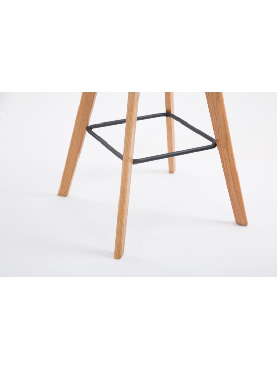 Barkruk Metz stof Natura, donkergrijs