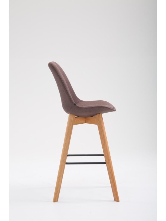 Barkruk Metz stof Natura, bruin