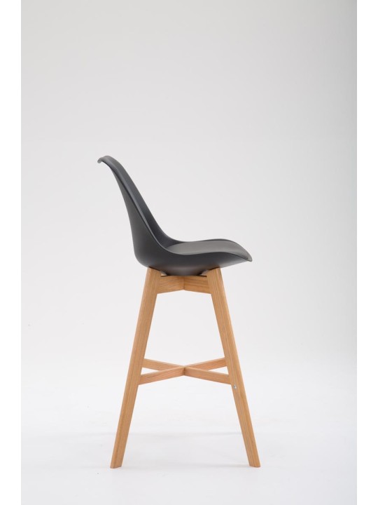 Barkruk Cannes kunststof Natura, zwart Barkruk Cannes kunststof Natura, zwart