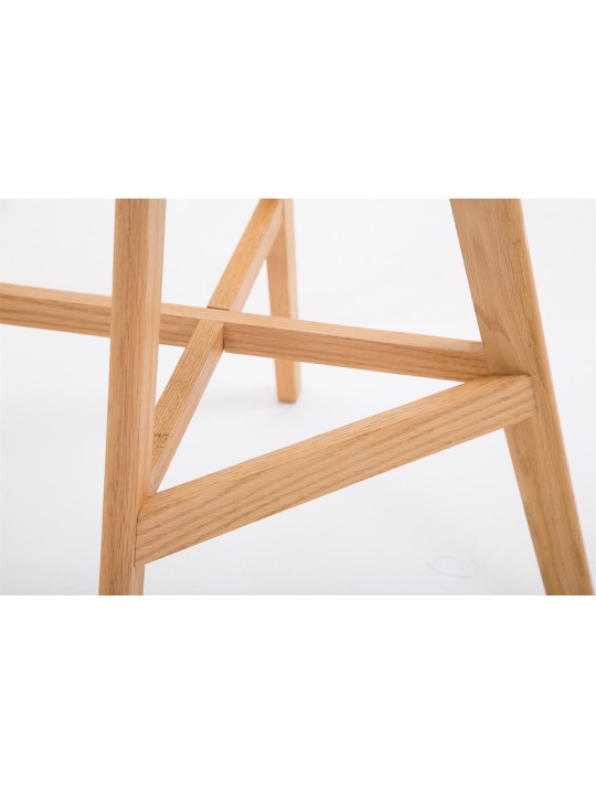 Barkruk Cannes kunststof Natura, wit