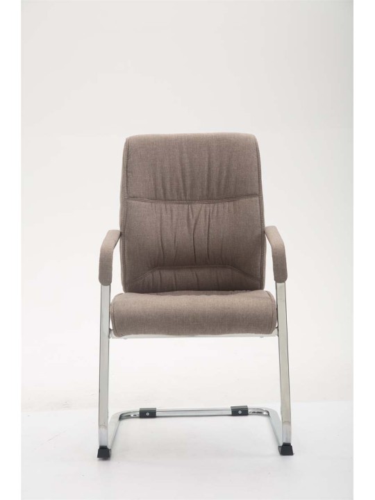 XL bezoekersstoel Anubis stof, taupe