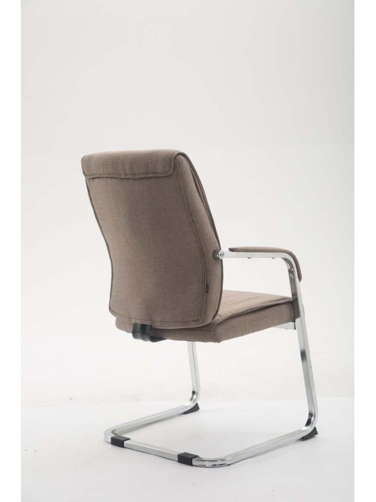 XL bezoekersstoel Anubis stof, taupe