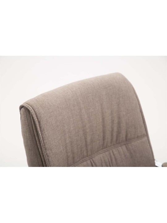 XL bezoekersstoel Anubis stof, taupe