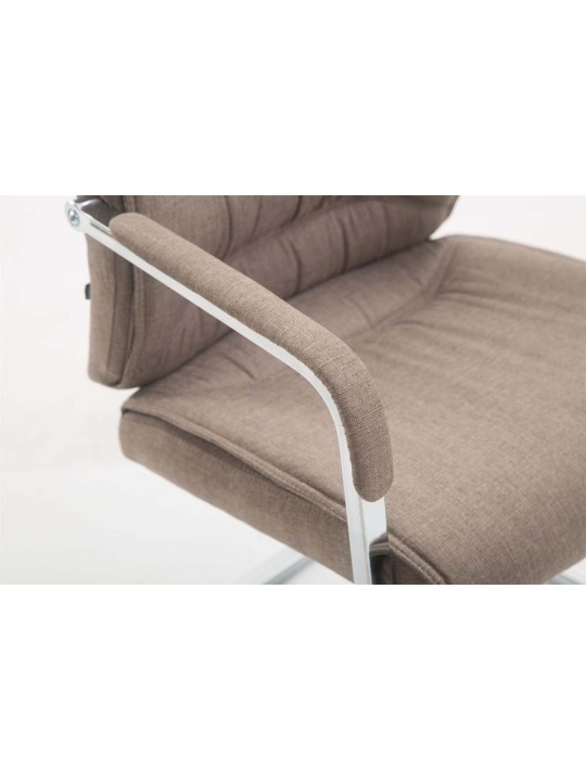 XL bezoekersstoel Anubis stof, taupe