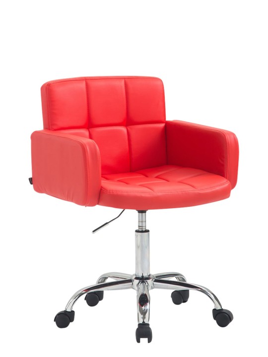 Werkkruk Los Angeles kunstleer, rood