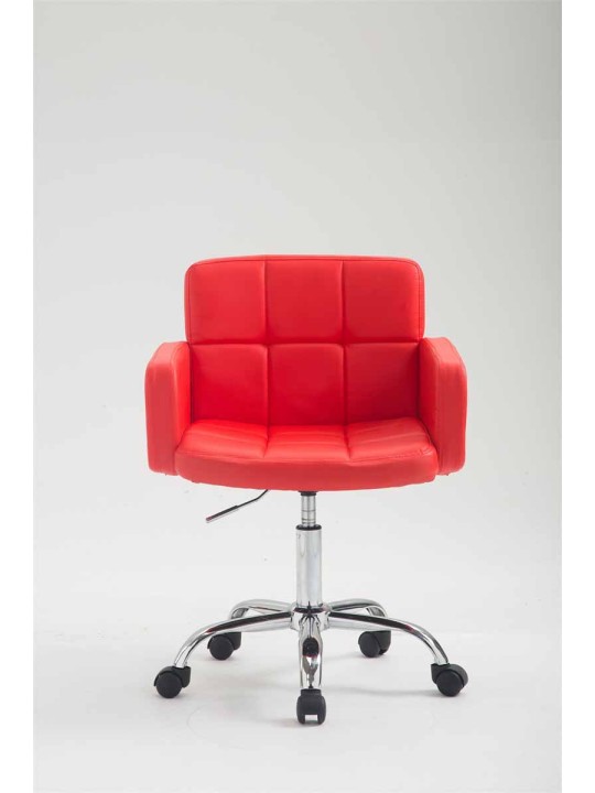 Werkkruk Los Angeles kunstleer, rood