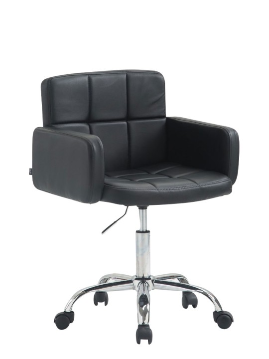 Werkkruk Los Angeles kunstleer, zwart