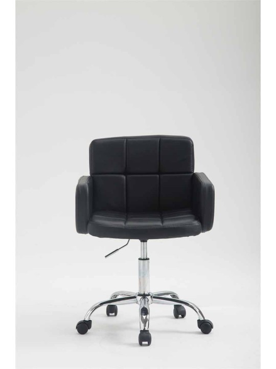 Werkkruk Los Angeles kunstleer, zwart