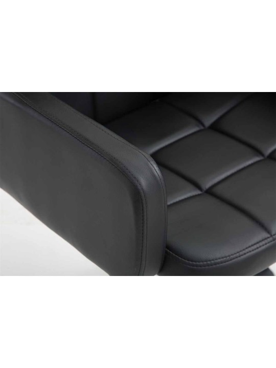 Werkkruk Los Angeles kunstleer, zwart