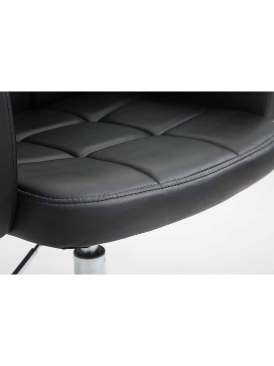 Werkkruk Los Angeles kunstleer, zwart