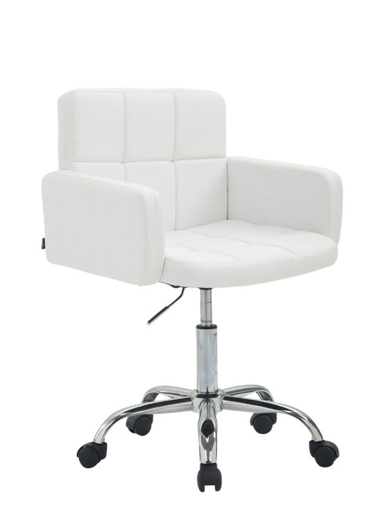 Werkkruk Los Angeles kunstleer, wit Werkkruk Los Angeles kunstleer, wit