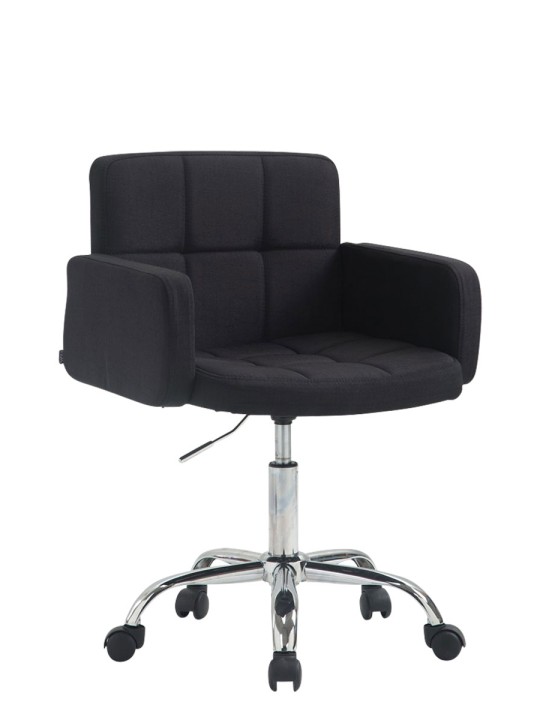 Werkkruk Los Angeles stof, zwart