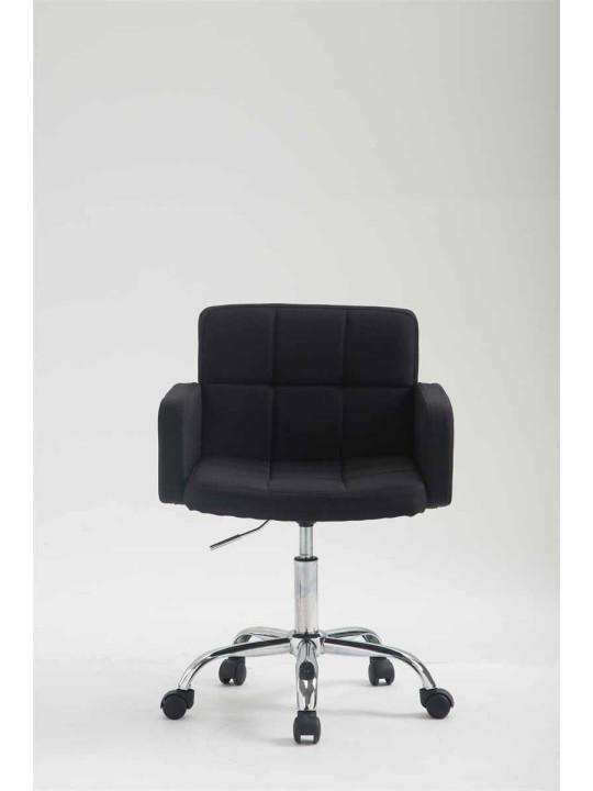 Werkkruk Los Angeles stof, zwart