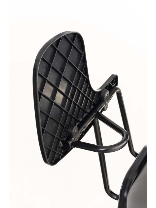 Ken stoel met klaptafel kunstleer, grijs Ken stoel met klaptafel kunstleer, grijs