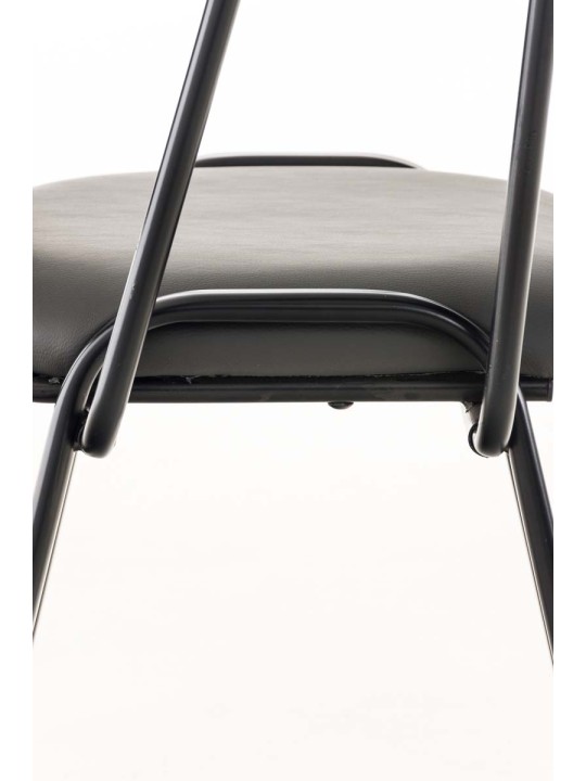 Ken stoel met klaptafel kunstleer, grijs Ken stoel met klaptafel kunstleer, grijs