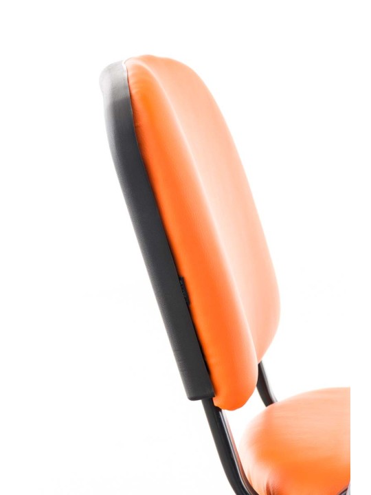 Ken stoel met klaptafel kunstleer, oranje Ken stoel met klaptafel kunstleer, oranje