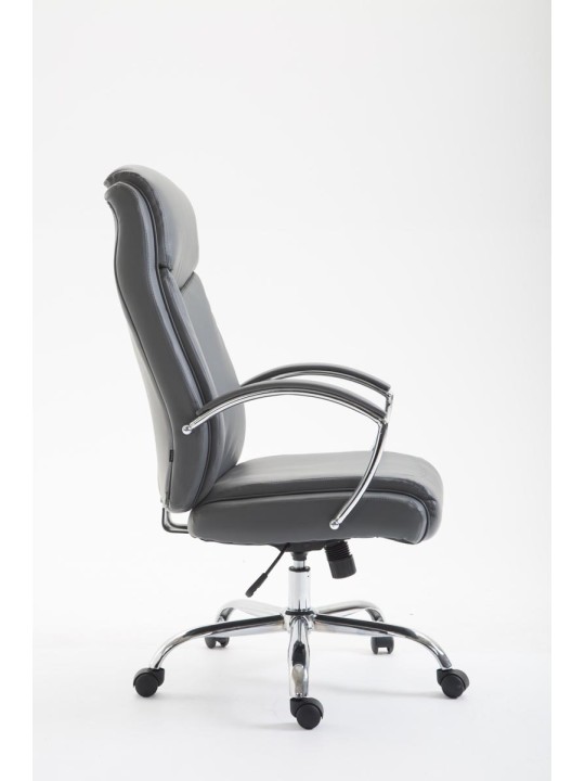 Bureaustoel Vaud kunstleer, grijs