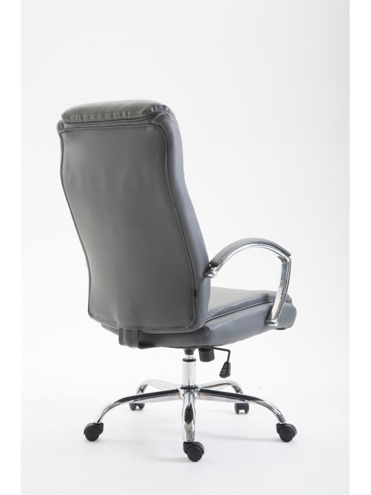 Bureaustoel Vaud kunstleer, grijs