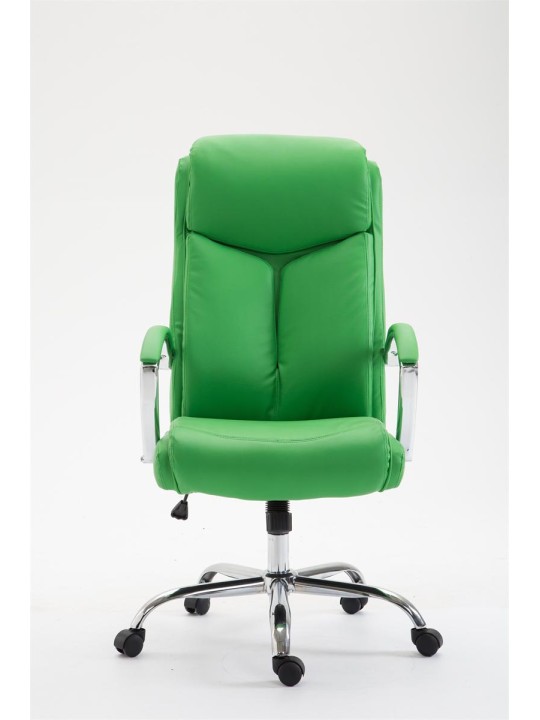Bureaustoel Vaud kunstleer, groen