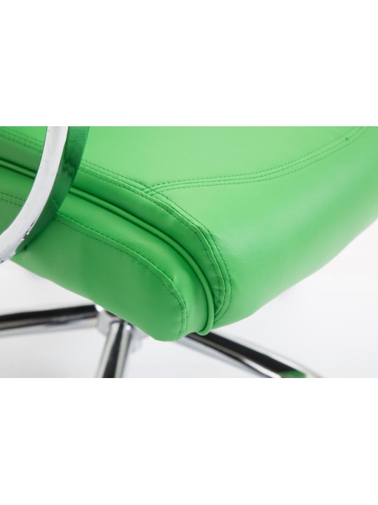 Bureaustoel Vaud kunstleer, groen