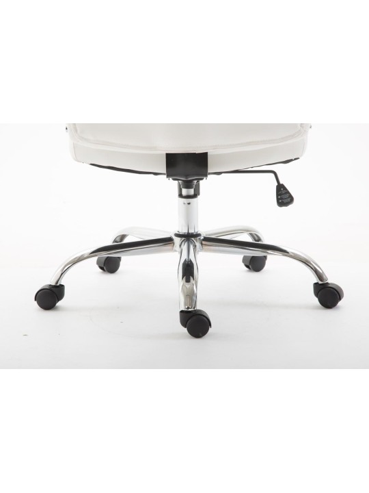 Bureaustoel Vaud kunstleer, wit