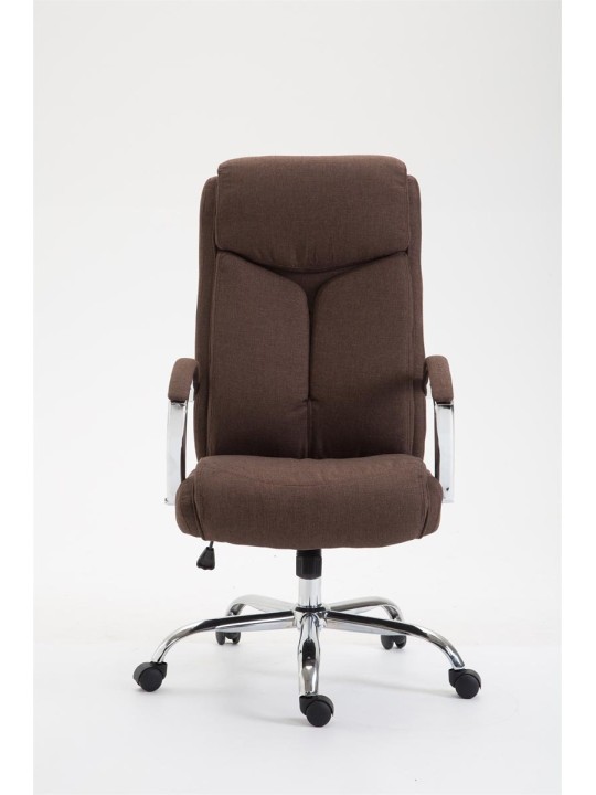 Bureaustoel Vaud stof, bruin