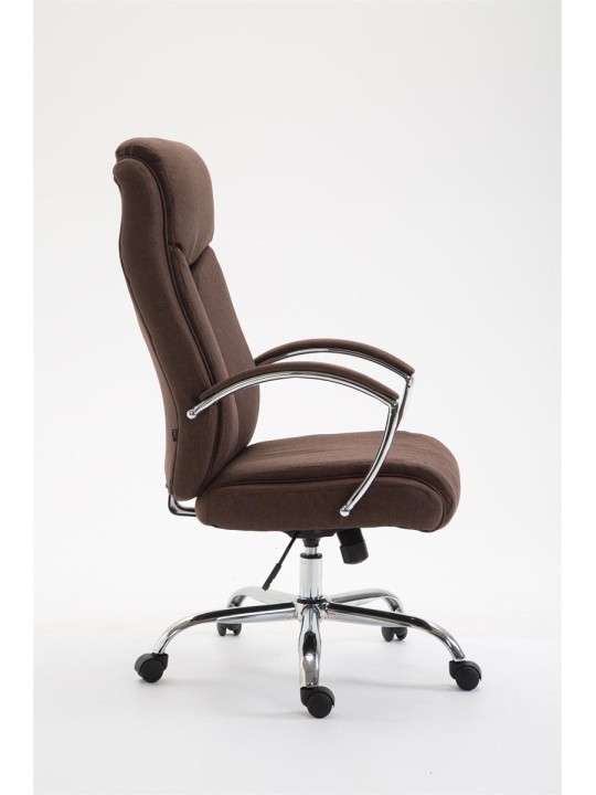 Bureaustoel Vaud stof, bruin