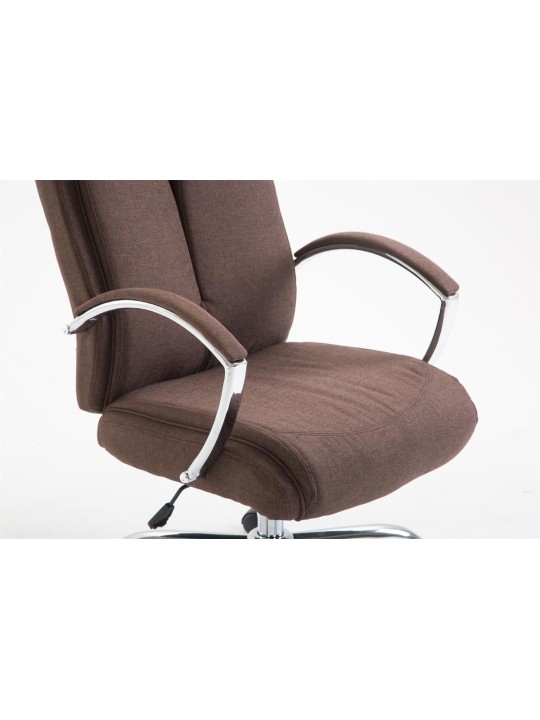 Bureaustoel Vaud stof, bruin