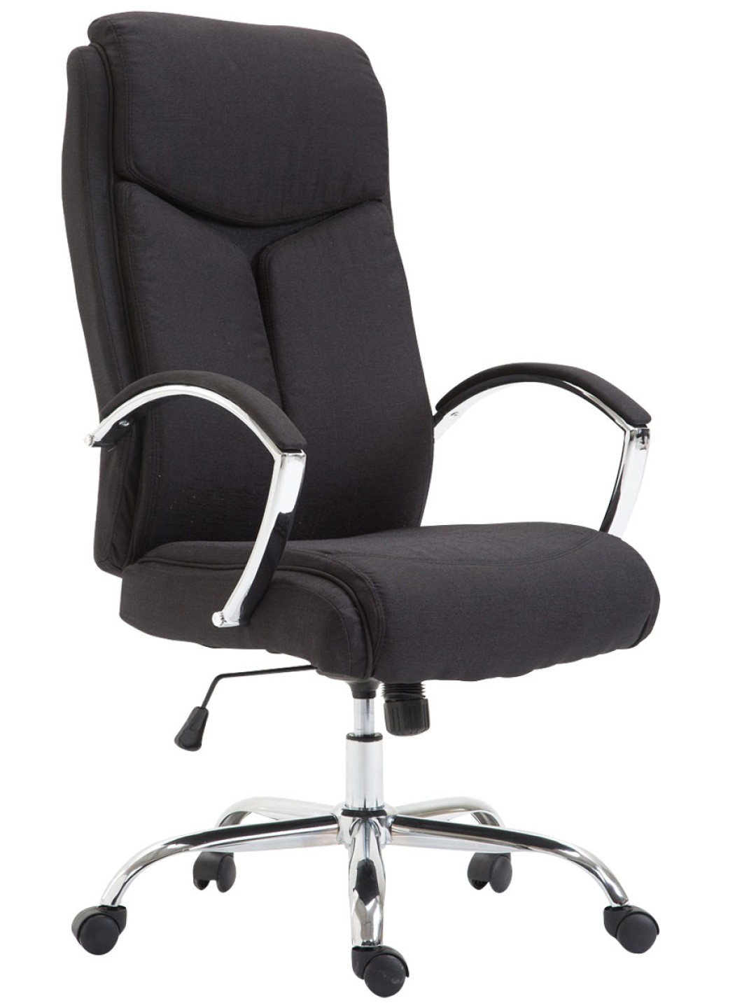 Bureaustoel Vaud stof, zwart