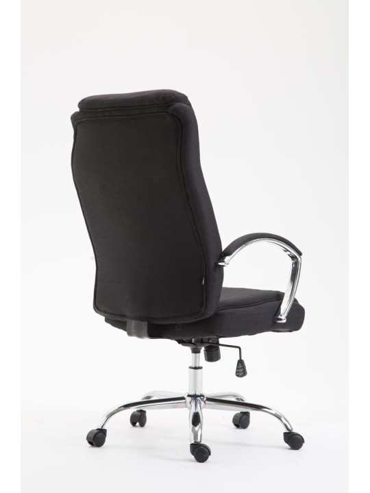 Bureaustoel Vaud stof, zwart