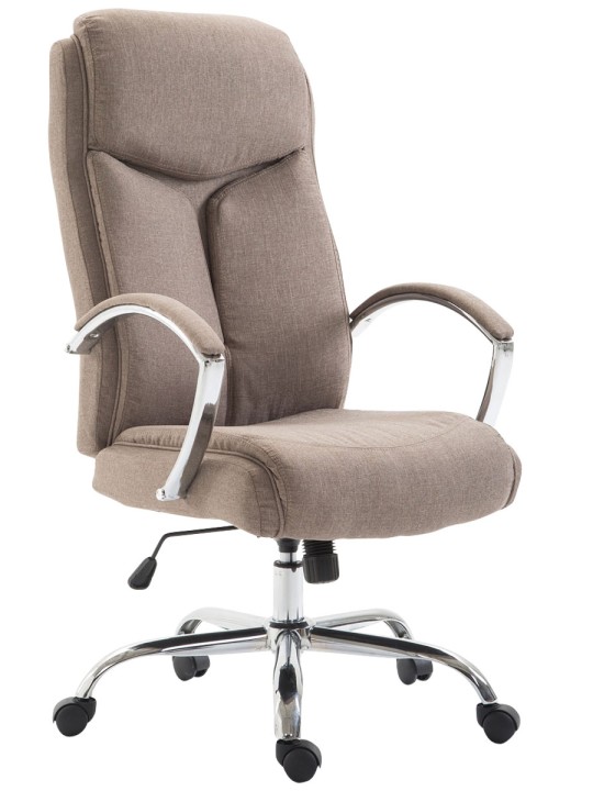 Bureaustoel Vaud stof, taupe